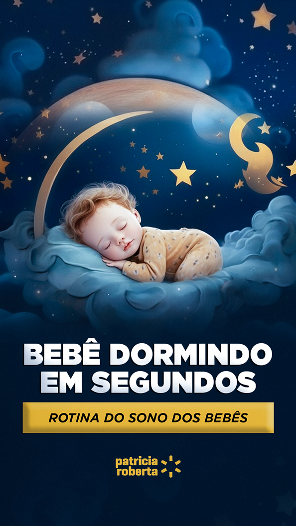 Bebê dormindo em segundos